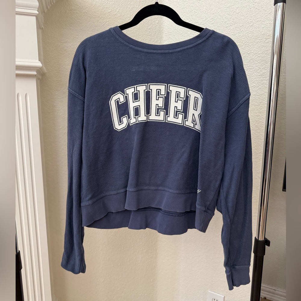 Varsity Blue Cheer Sweatshirt